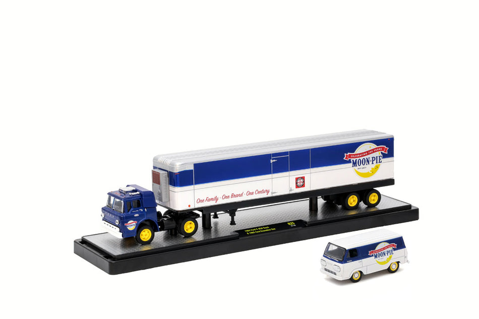 1:64  1964 Ford C-950 Truck & 1965 Ford Econoline Van