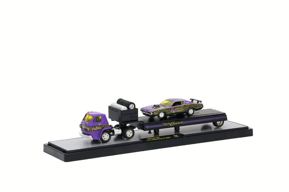 1:64  1969 Dodge L600 & 1971 Dodge Charger R/R HEMI