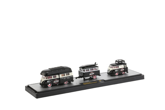 1:64 1960 VW Delivery Van & 1959 VW Double Cab Truck USA Model