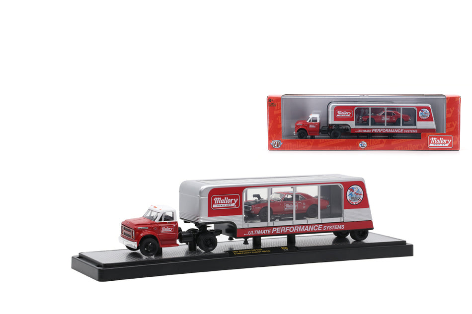 1:64 1967 Chevrolet C60 Truck & 1968 Pontiac Firebird 400 H.O. Mallory
