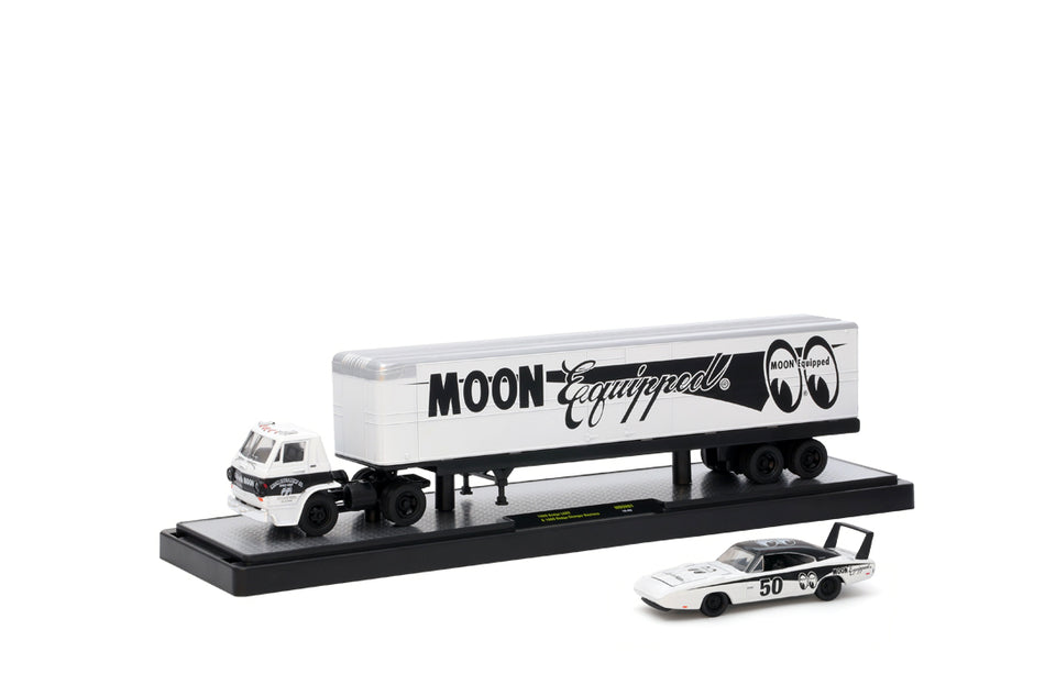 1:64  1969 Dodge L60 COE & 1969 Dodge Charger Daytona HEMI