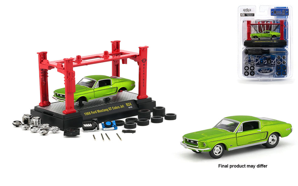 1:64  1968 Ford Mustang GT Cobra Jet Model Kit