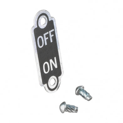 40-11556 Ignition On/Off Switch Plate 1933-34