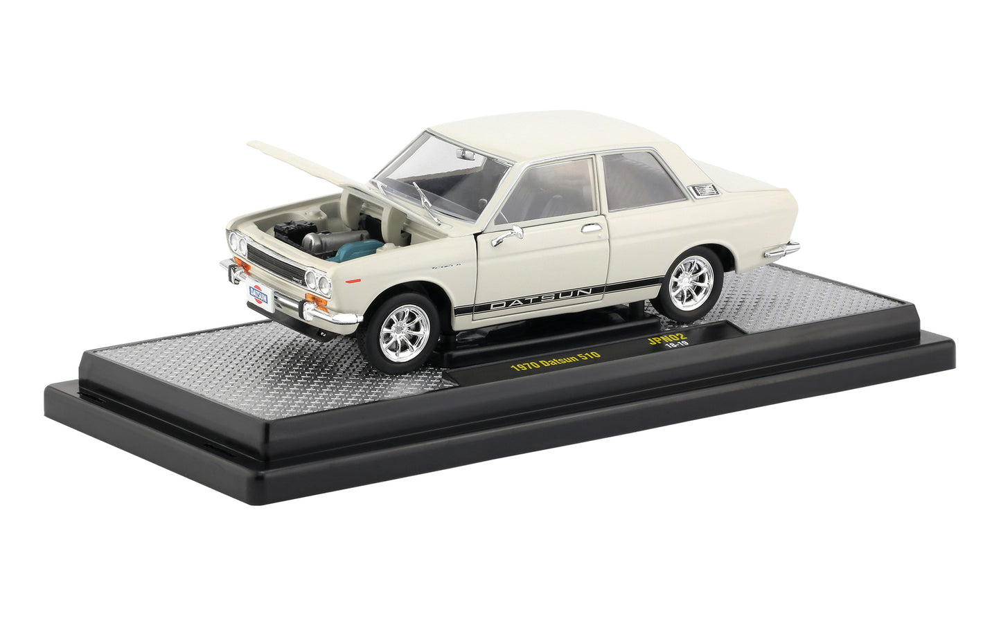 1:24 Release JPN02 - 1970 Datsun 510 (white) Die Cast Model