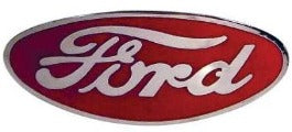 Ford Oval Red Grill Emblem 1935-36