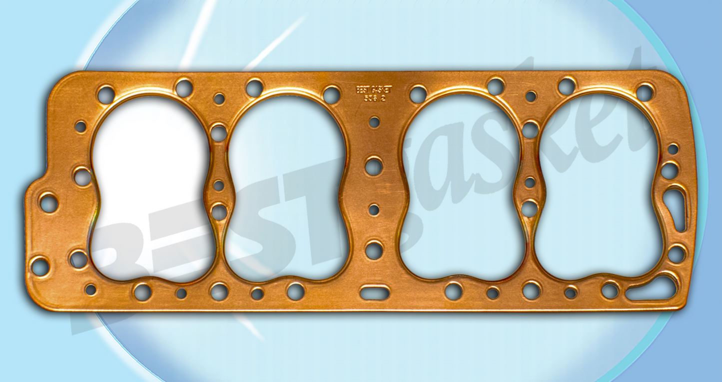 8BA-6051-B Engine Head Gasket Copper 1949-53 Ford Big Bore Right Hand