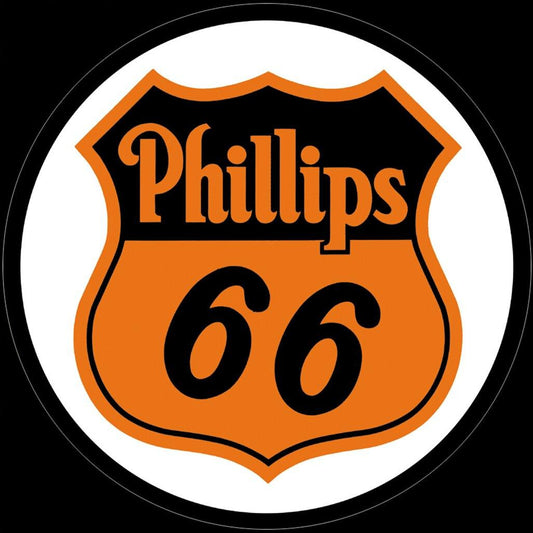 Phillips 66 Round Tin Sign