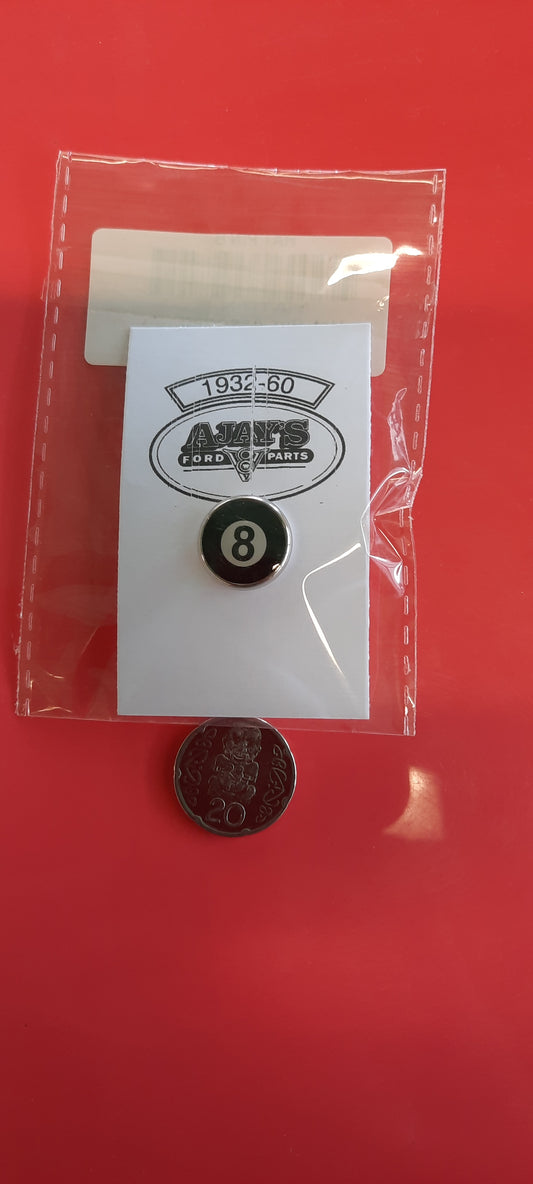8 Ball Hat Pin