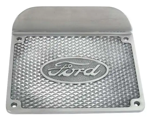 Running Board Step Plates with Ford Oval Script 1928-31