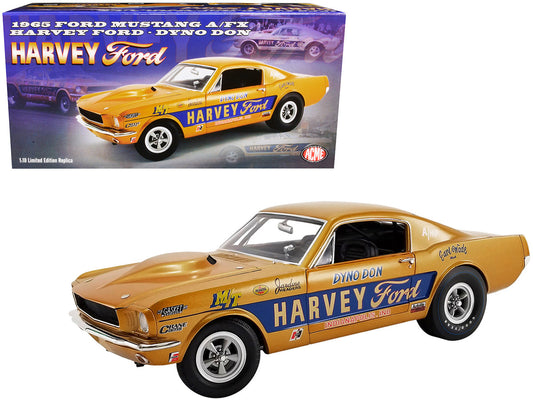 1:18 1965 Ford Mustang A/FX Harvey Ford Die Cast Model