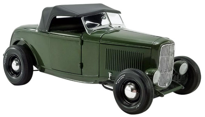 1:18 1932 Ford Roadster Green with Envy Die Cast Model