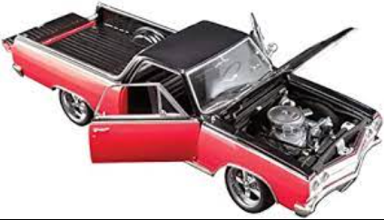 1:18 Custom 1965 Chevrolet El Camino Die Cast Model