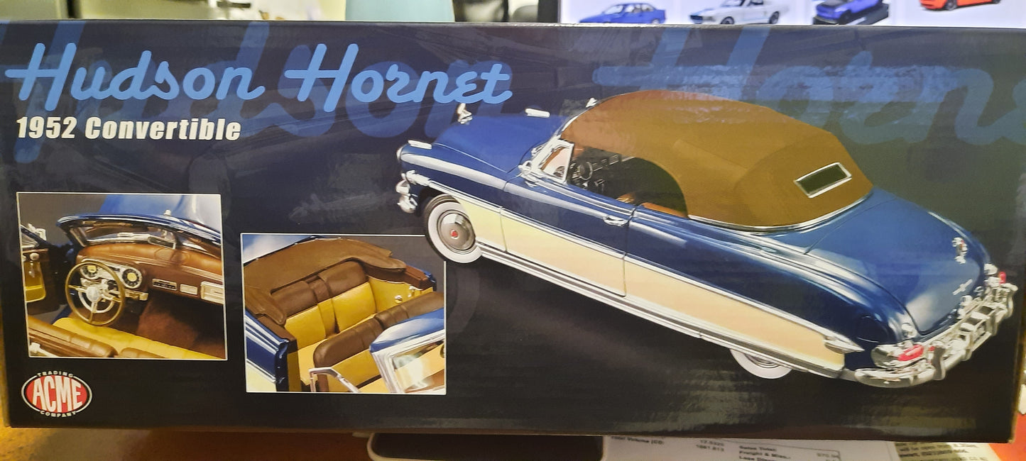 1:18 1952 Hudson Hornet Convertible Die Cast Model