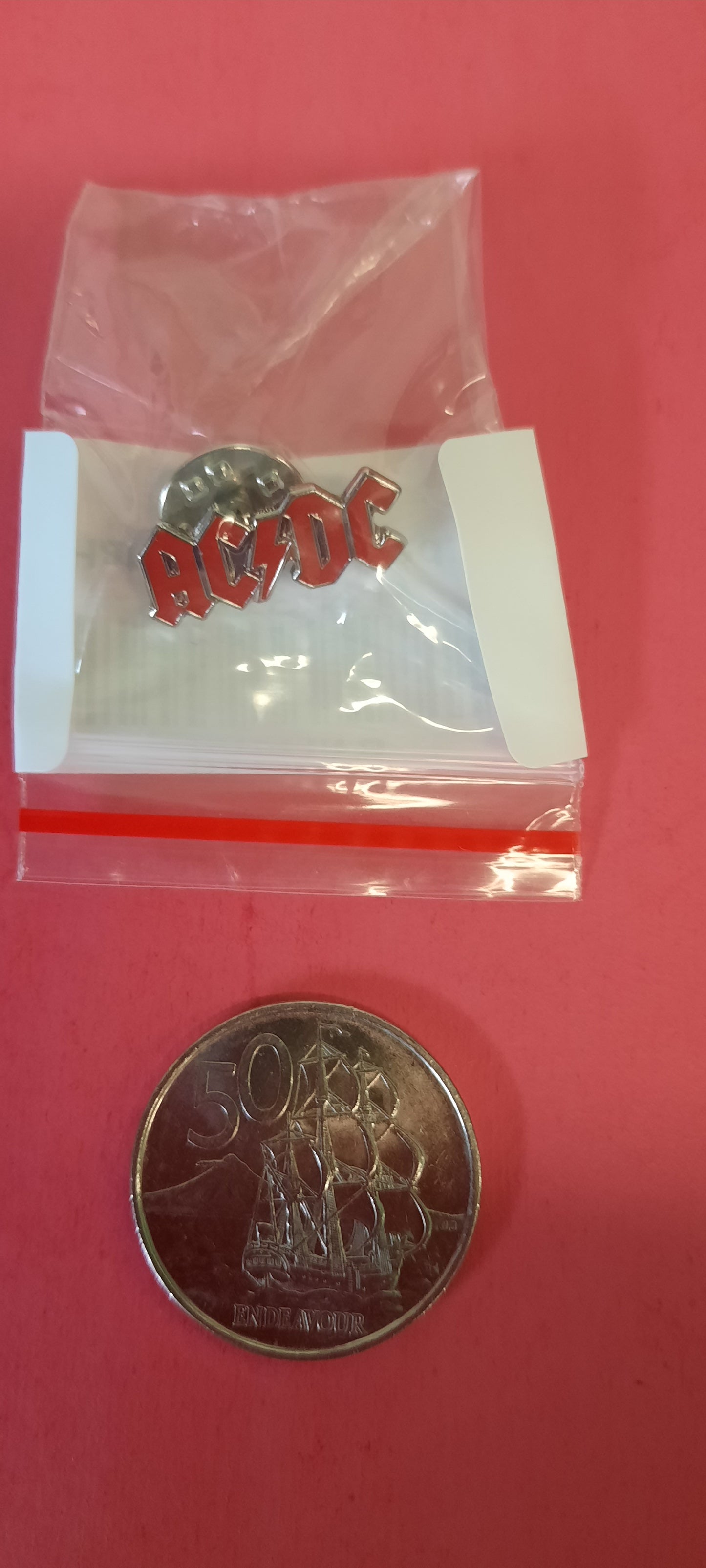 AC/DC Hat Pin