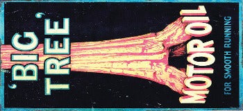 Big Tree Motor Oil Black Flag