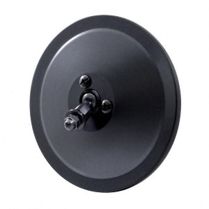 Exterior Hinge Pin Mirror Head 5" Black 1932-40 Ford Pickup  1948-54 Ford Truck