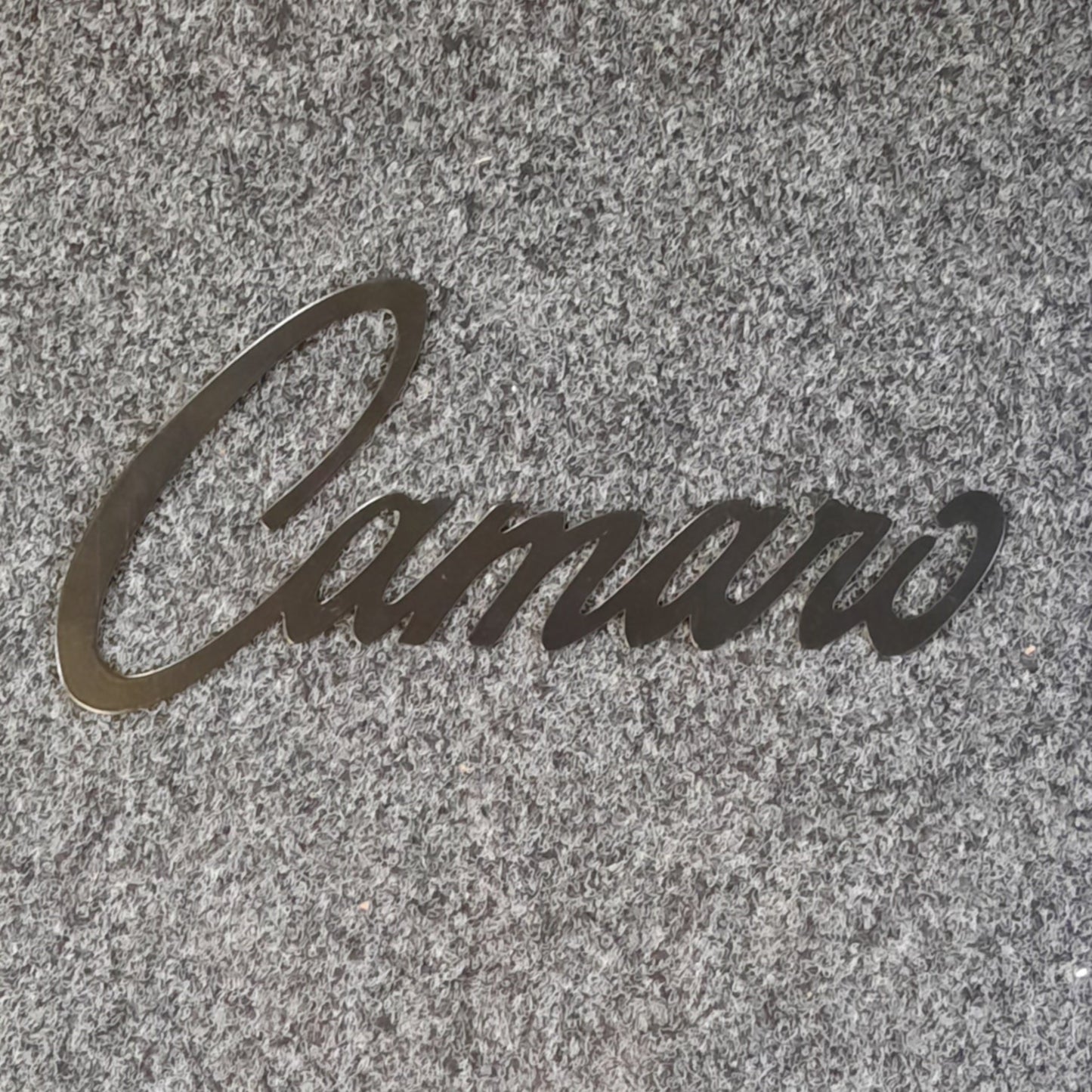 Camaro Script Laser Cut