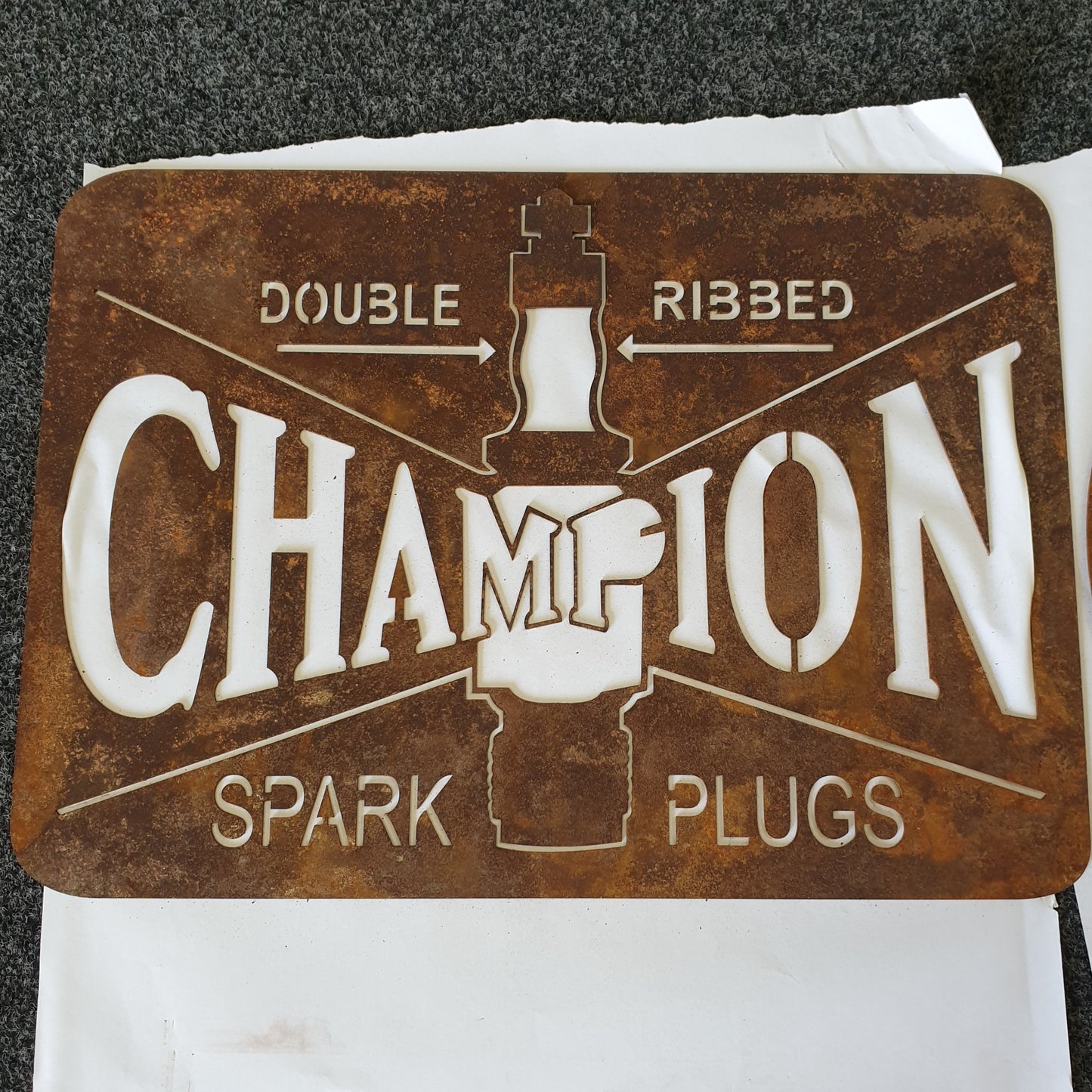 Champion Spark Plugs Laser Cut
