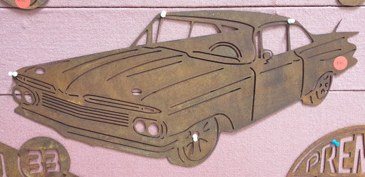 Chev Impala Laser Cut - Rust