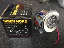 Siren Horn (Red or Chrome)