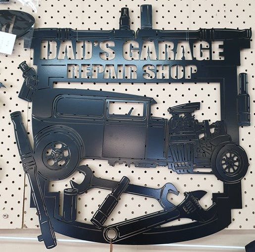 Dad's Garage Repair Shop Laser Cut
