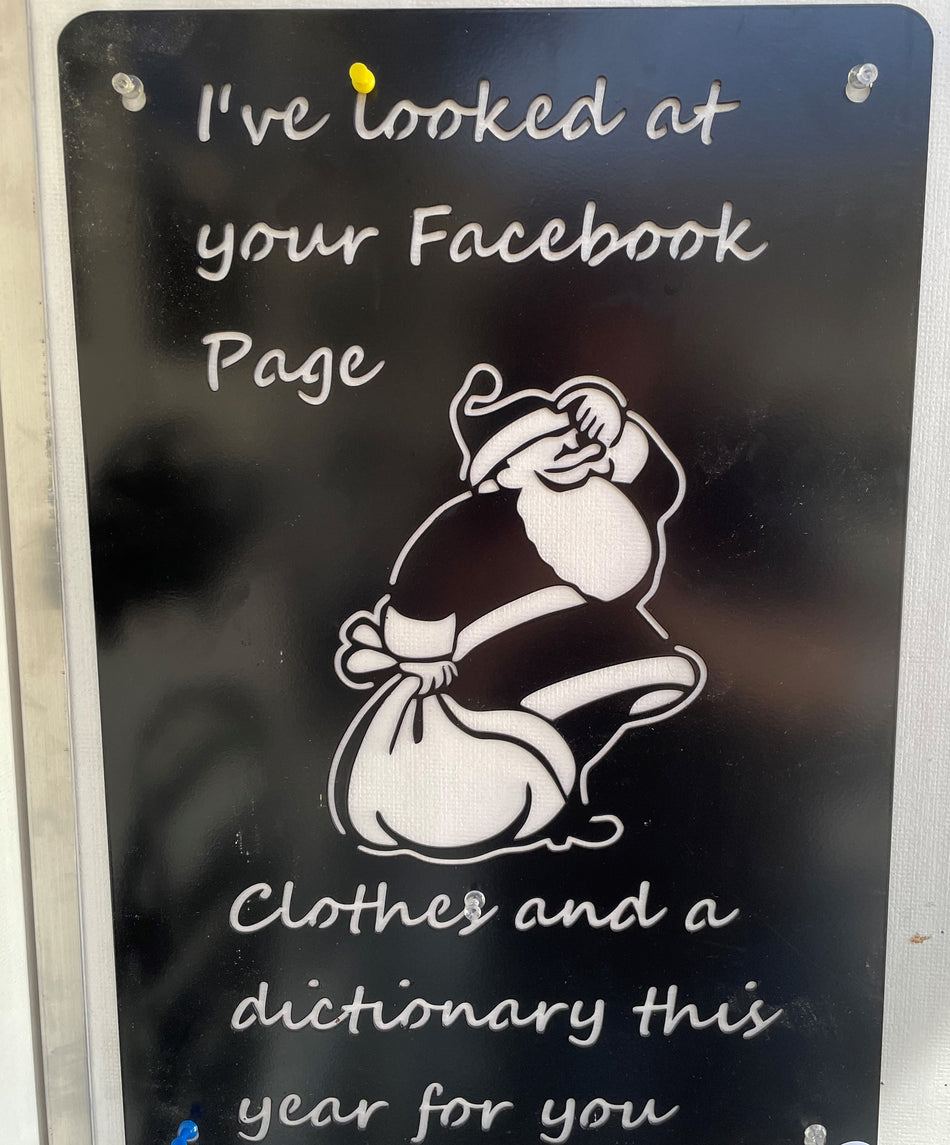 Facebook Santa Quote