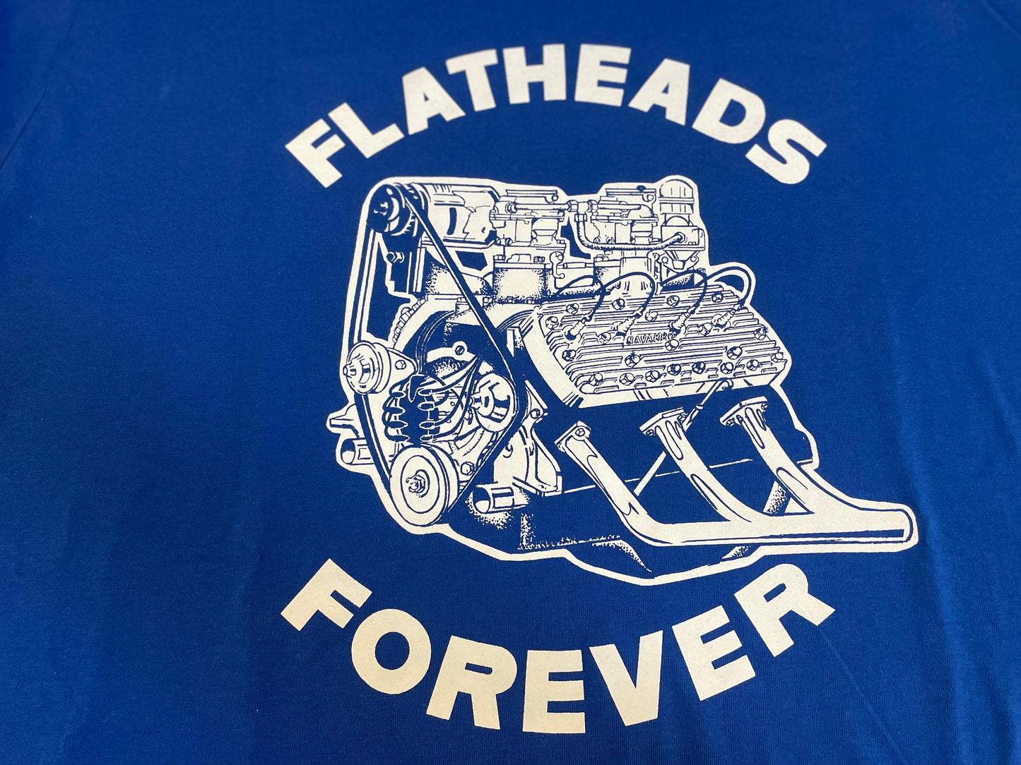 Flatheads Forever T-Shirt - Blue