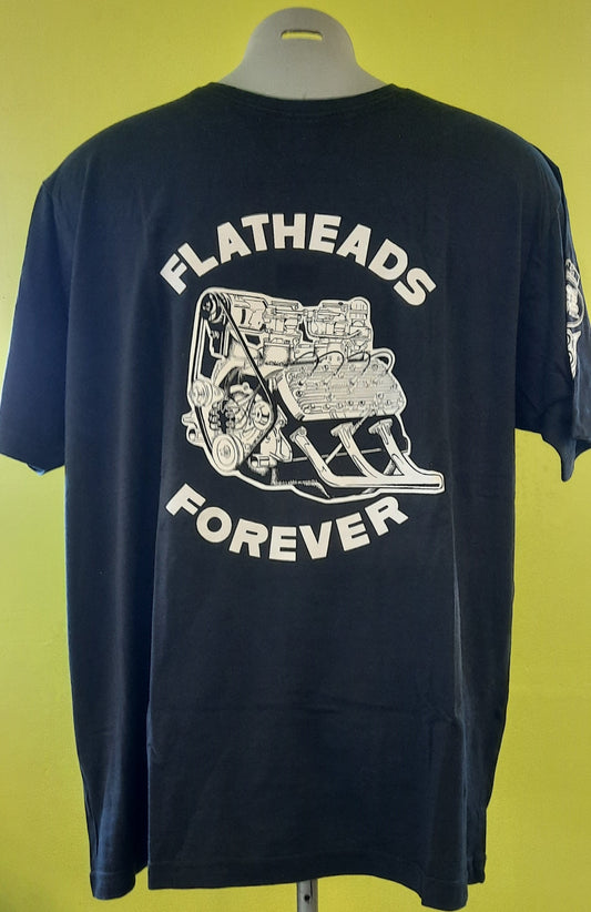 Flatheads Forever T-Shirt - Black