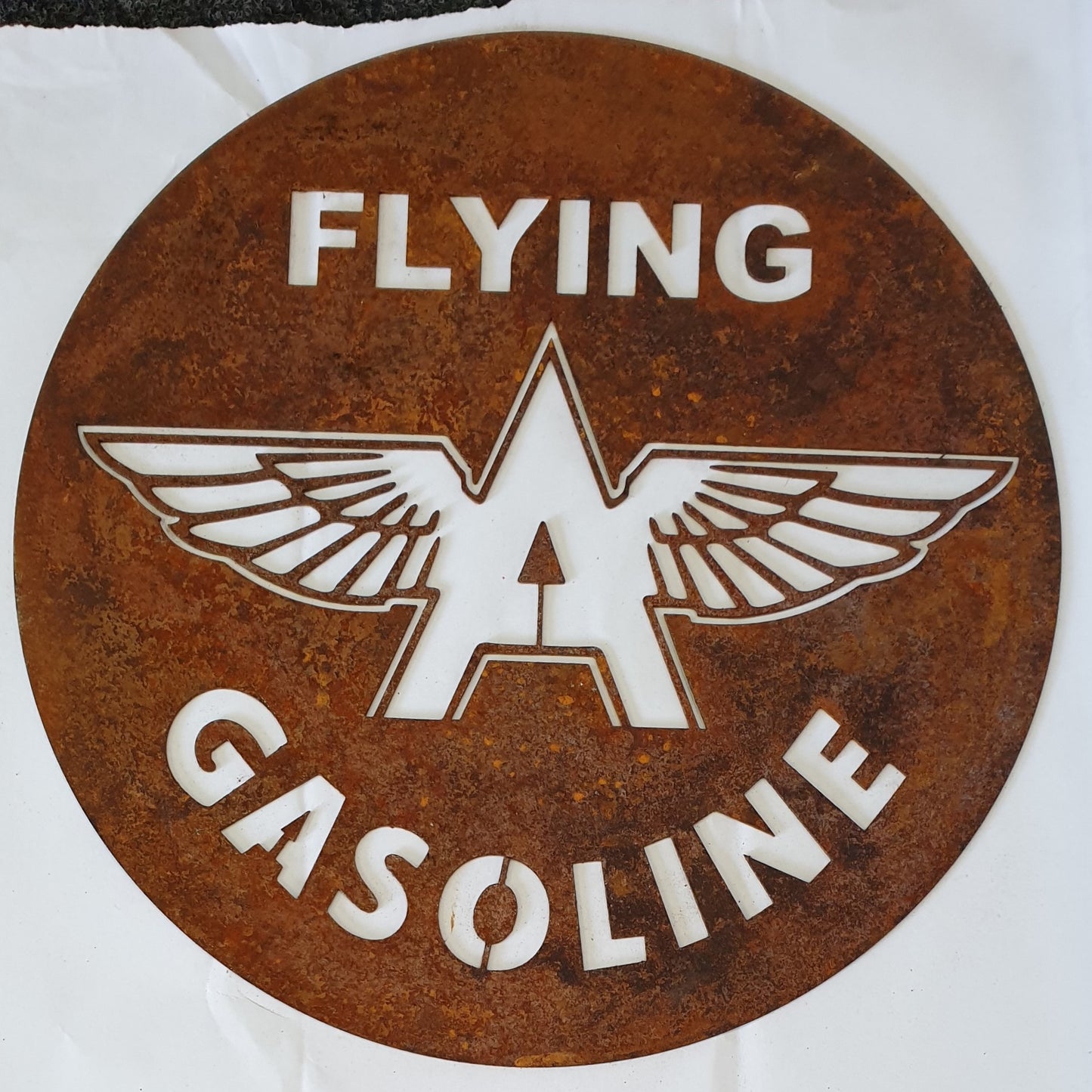 Flying A Gasoline Laser Cut