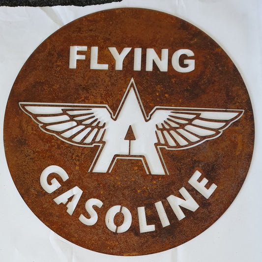 Flying A Gasoline Sign