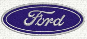 Ford Oval Embroidery Motif