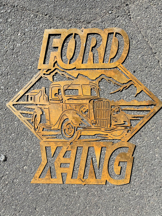 Ford X-ing Laser Cut - Rust