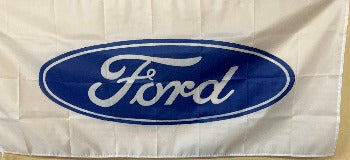 Ford White/Blue Flag