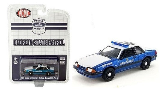 1989 Special Services Ford Mustang Georgia State Patrol Die Cast Model