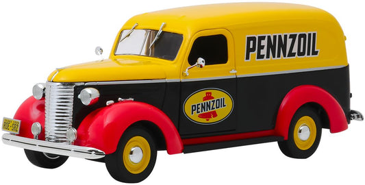 1:24 1939 Chevrolet Panel Truck Pennzoil Die Cast Model