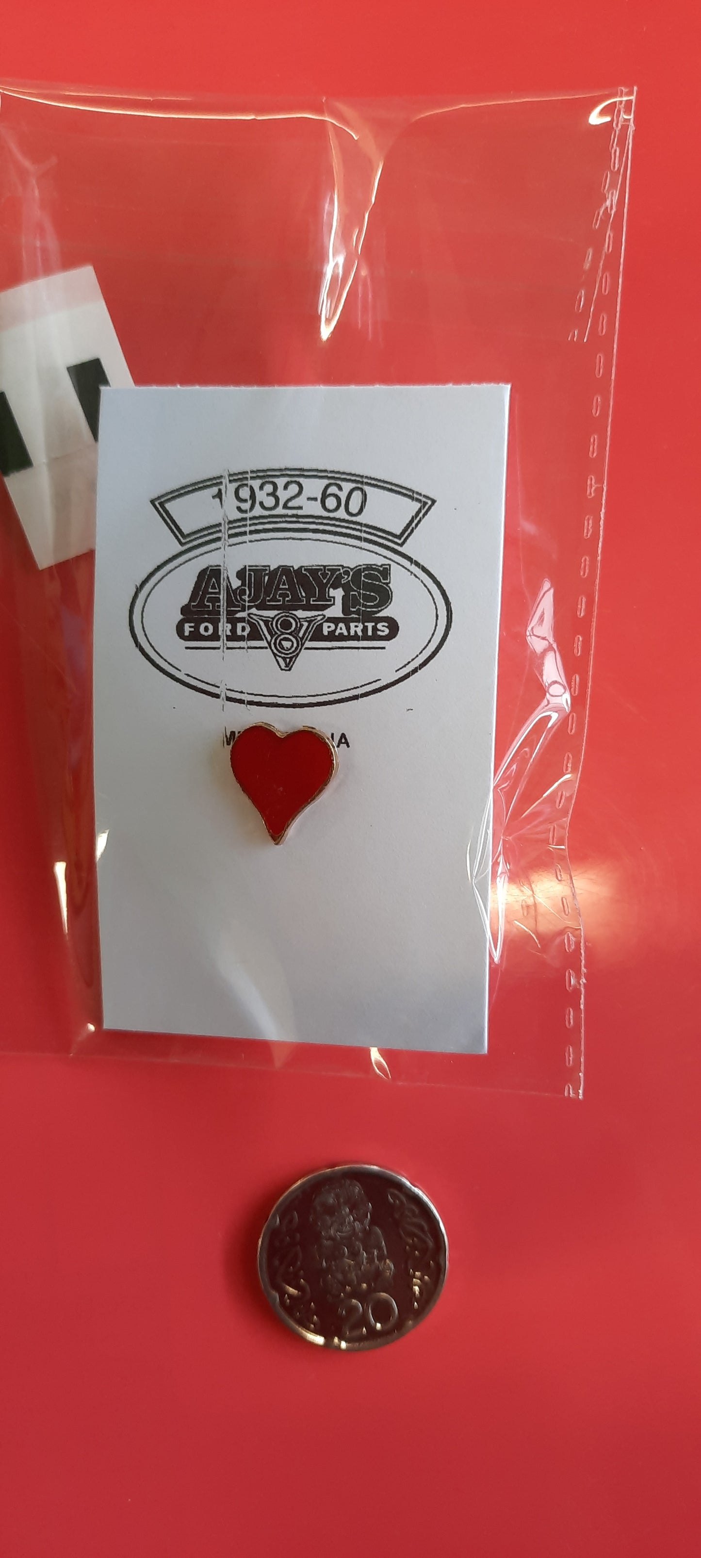 Hearts Hat Pin