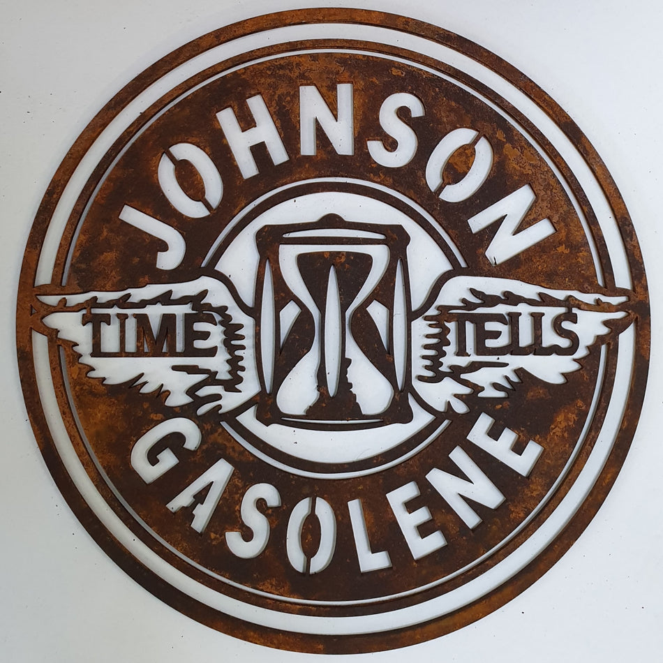 Johnson Gasolene Sign