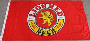 Lion Red Flag