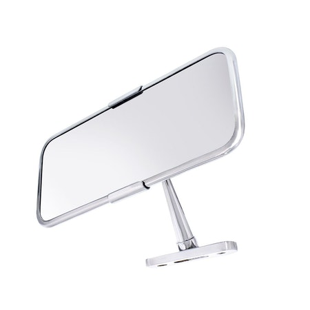 Interior Rear View Mirror 2.5" x 6" Cobra Style