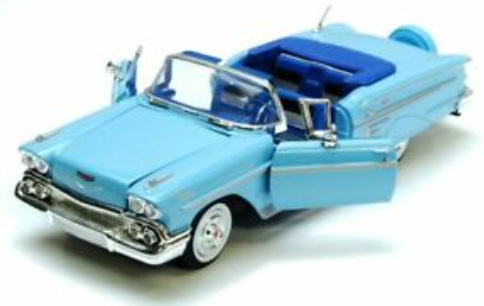 1:24 1958 Chevy Impala Die Cast Model
