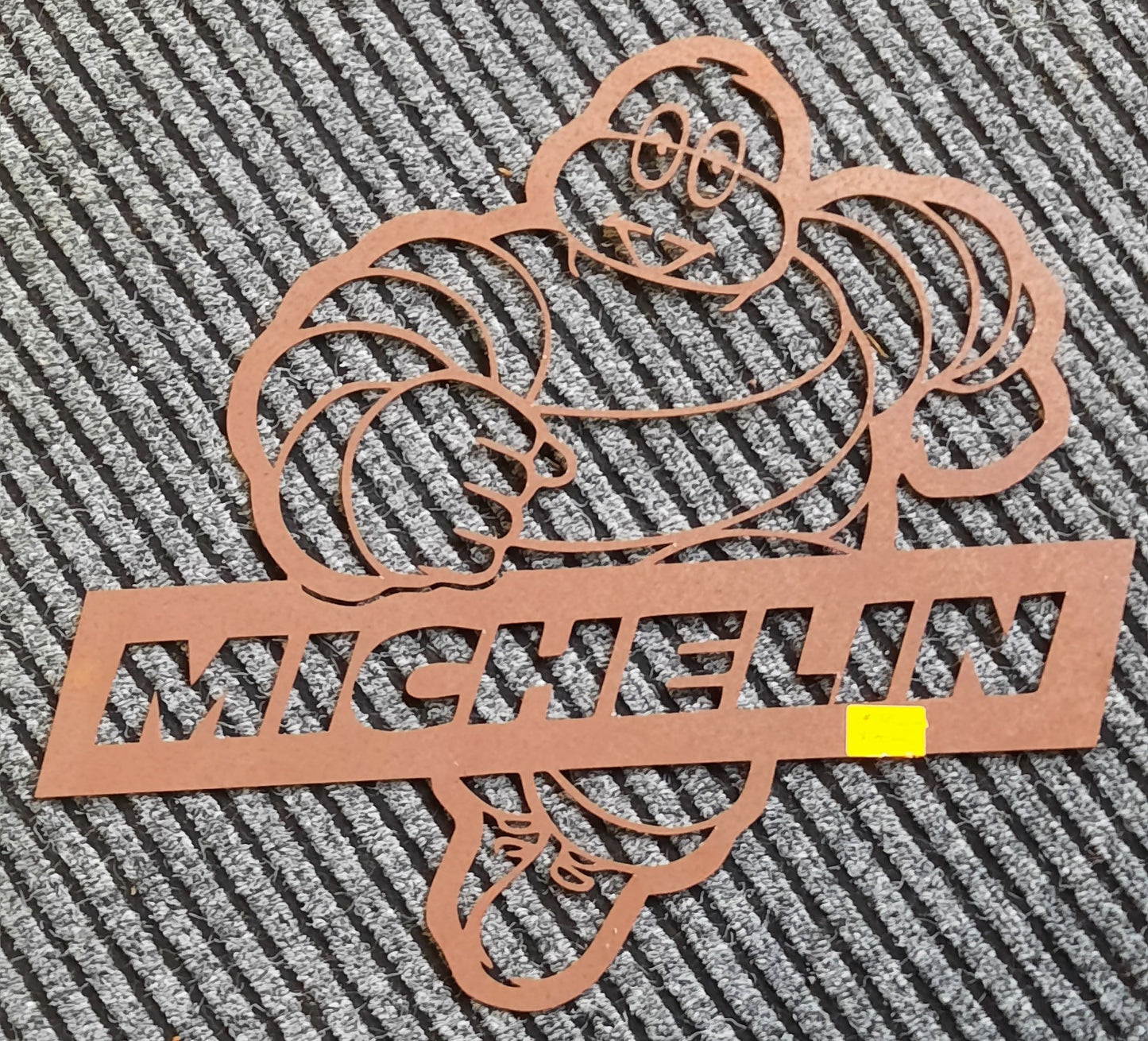 Michelin Man Laser Cut - Rust (various sizes)