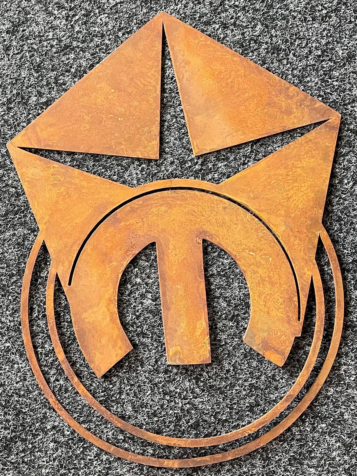 Mopar Crest/Star Laser Cut - Rust (various sizes)