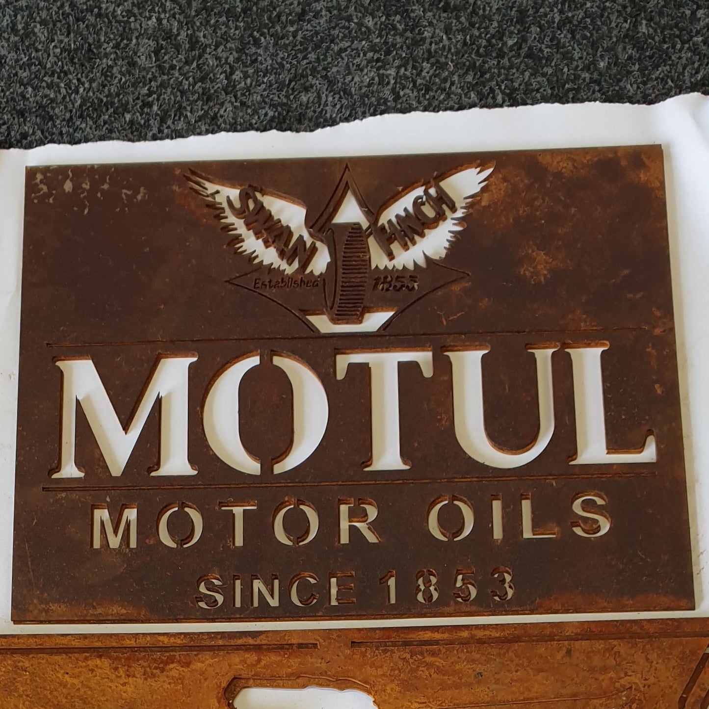 Motul Motor Oils Laser Cut