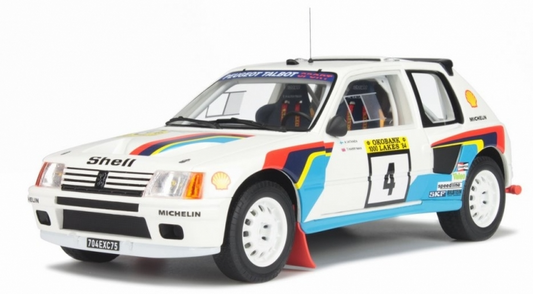 1:18 1984 Peugeot 205 T16 1000 Lakes Die Cast Model