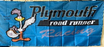 Plymouth Road Runner Racing Flag