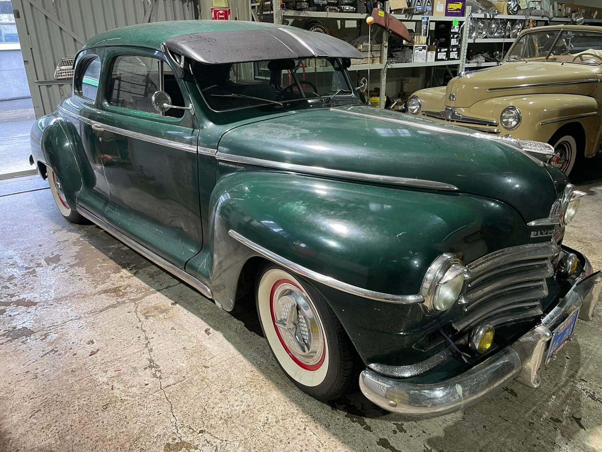 1946 Plymouth Special Deluxe Coupe Ajay's Ford V8 Parts & Memorabilia