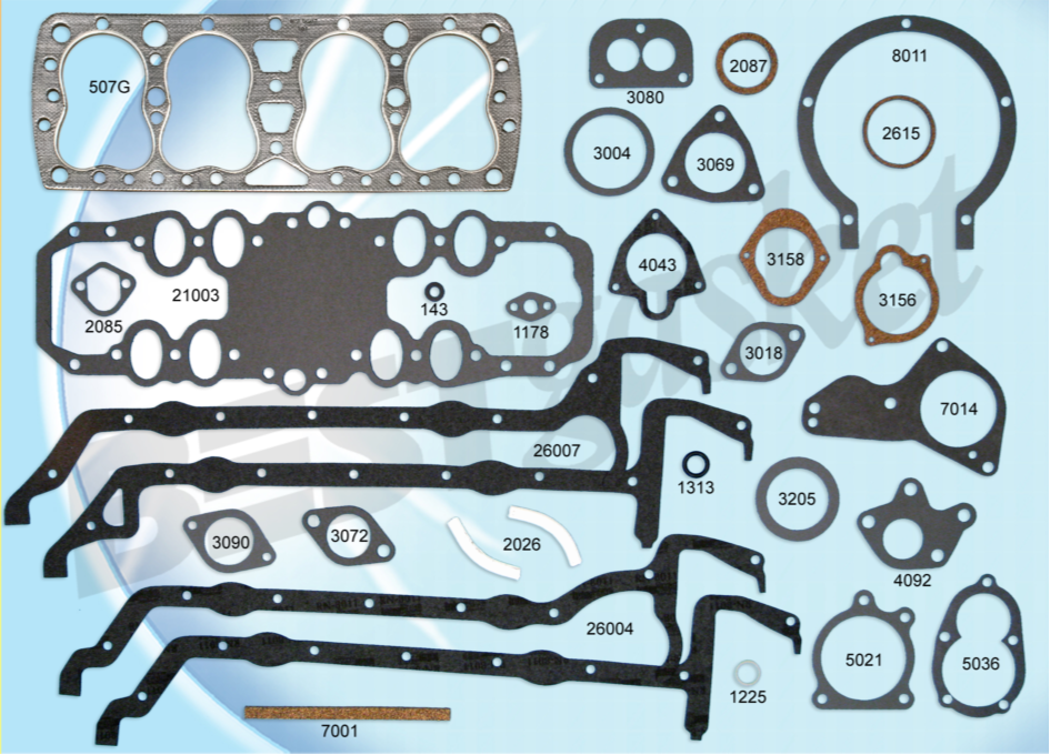 18-6008-B Engine Rebuilding Set   21-Stud Graphite 1932-38
