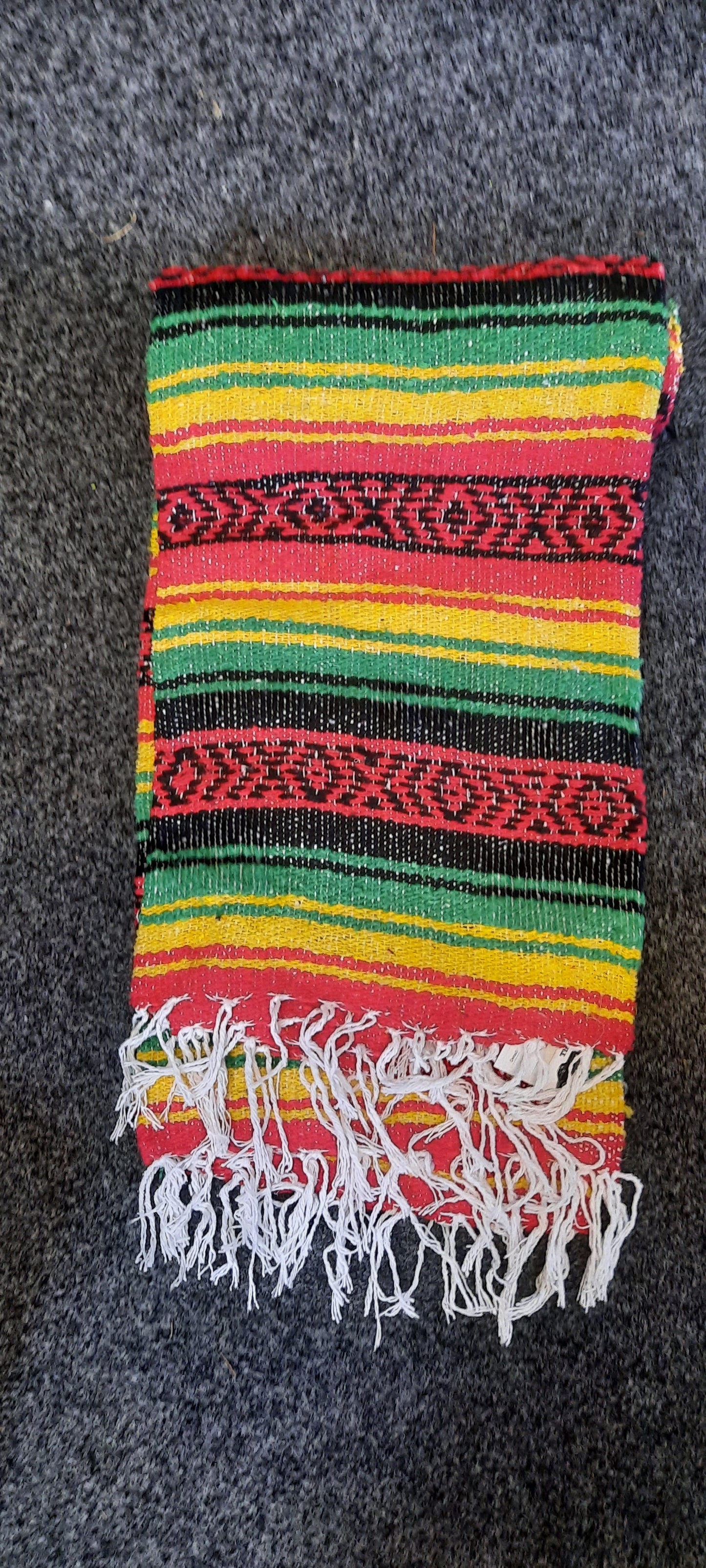Rasta Mexican Blanket