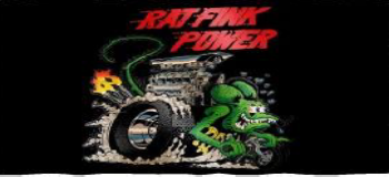 Rat Fink Power Flag