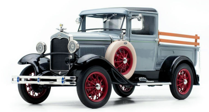 1:18 1931 Ford Model A Pickup Die Cast Model - French Gray